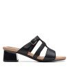 Clarks - Desirae Palm Black Leather